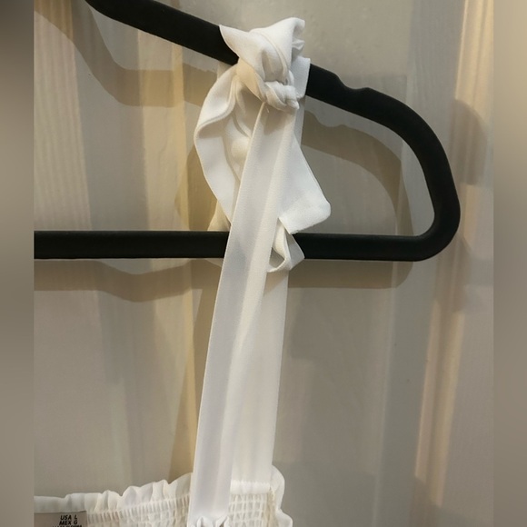 NWT Black Tape Women's Tied-Strap Smocked Maxi Dress - Picture 6 of 6